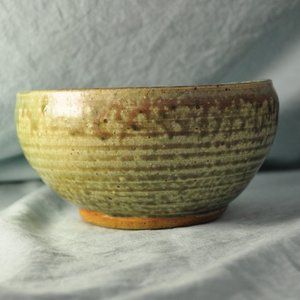 26 oz green 2018 empty bowls project artisan clay bowl (w1339)